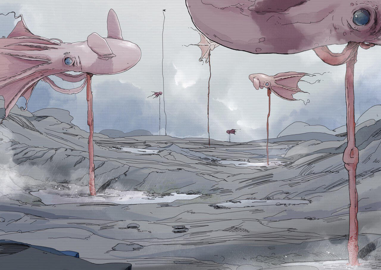 Vampire Squid Illustrations